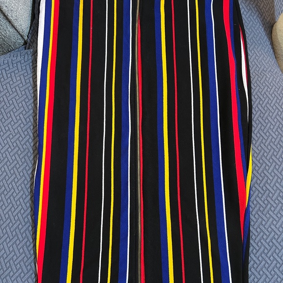 Fashion Nova Colorful Striped Pencil Skirt - Picture 1 of 4